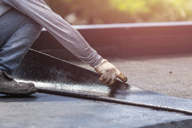 Professional Interior Drainage System technician working in Saint Bernice, IN